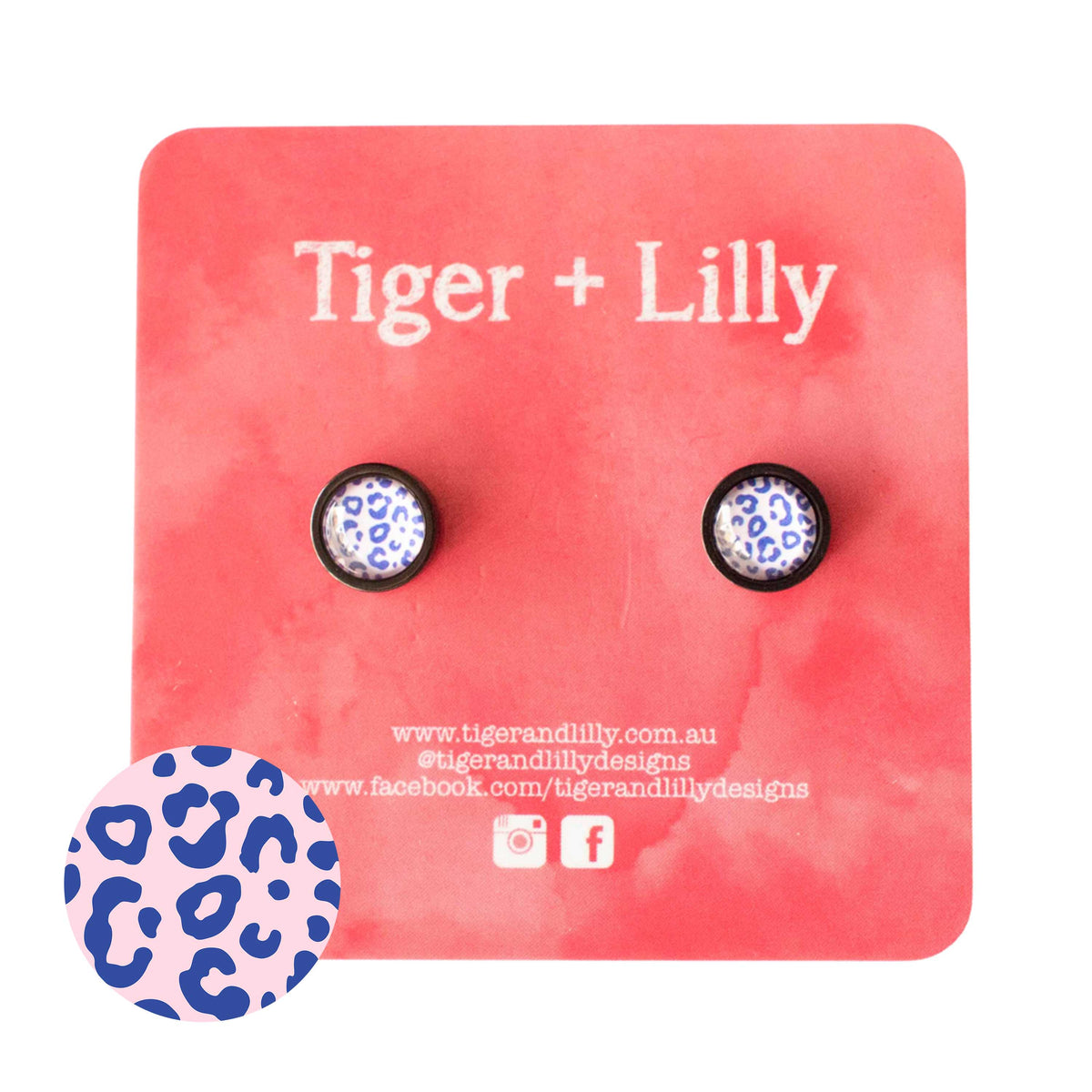 Tiger + Lilly - Stud Earrings - Earrings - Hypoallergenic Stainless Steel - Nickel Free - Lever Back Earrings - Dangle Earrings - Mini Earrings - Rose Gold Earrings - Pearl Earrings