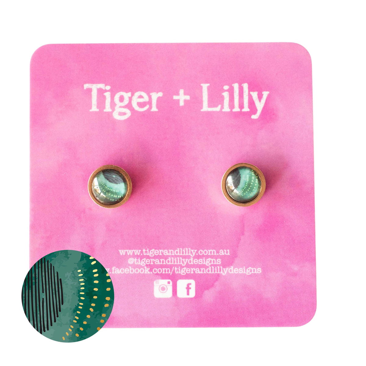 Tiger + Lilly - Stud Earrings - Earrings - Hypoallergenic Stainless Steel - Nickel Free - Lever Back Earrings - Dangle Earrings - Mini Earrings - Rose Gold Earrings - Pearl Earrings