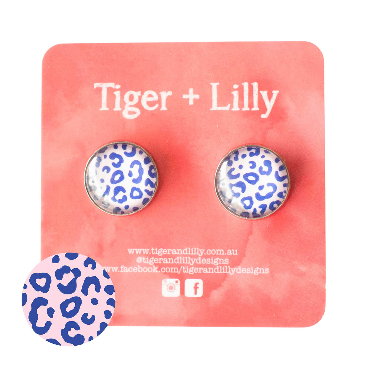 Tiger + Lilly - Stud Earrings - Earrings - Hypoallergenic Stainless Steel - Nickel Free - Lever Back Earrings - Dangle Earrings - Mini Earrings - Rose Gold Earrings - Pearl Earrings